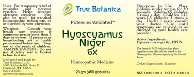 Hyoscyamus Niger 6x (Hyoscyamus Niger 6x 25 Gm V1 12 2013)